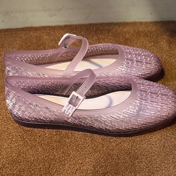 Melissa Light Pink Jelly Flats - Picture 4 of 4